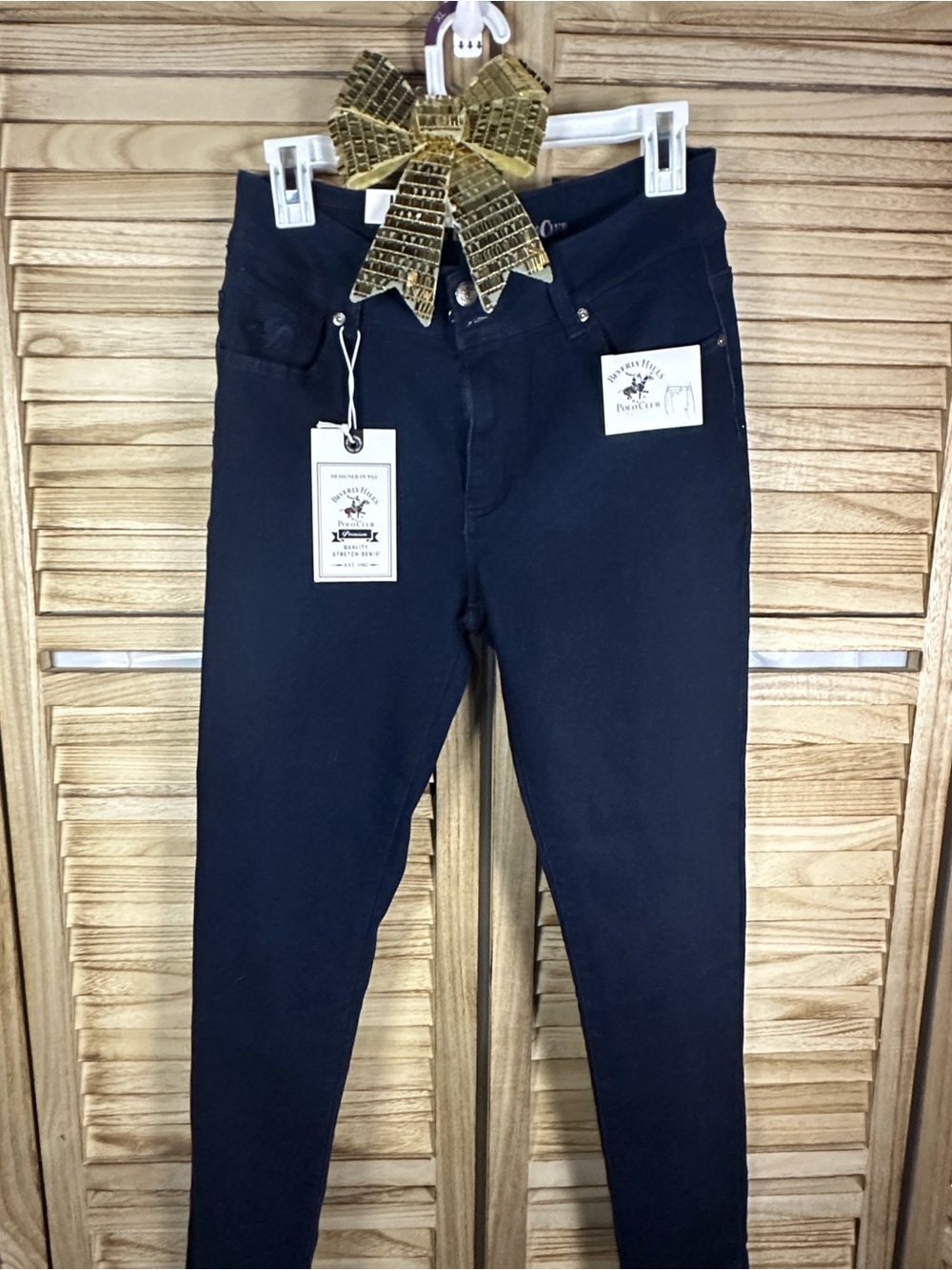 Beverly Hills Polo Club Women's Skinny Jeans - Navy Blue